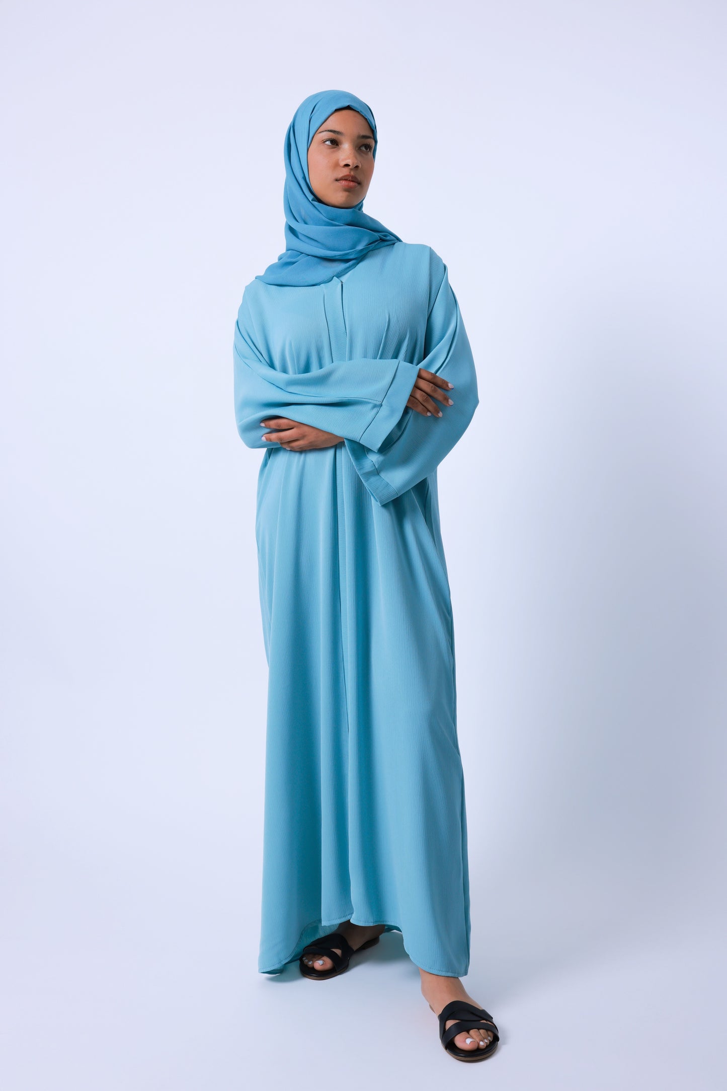 Basis Abaya blauw